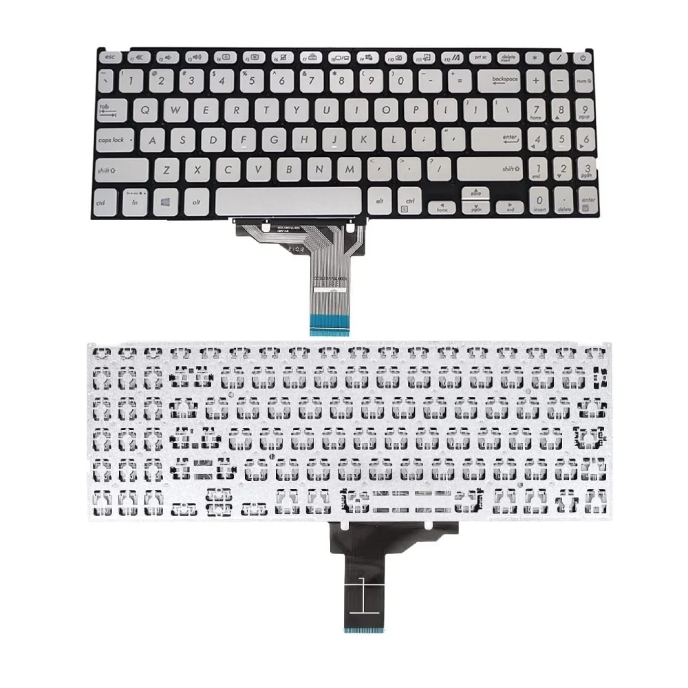 Teksus Laptop Keyboard For Asus X509 | X515 Silver view 2